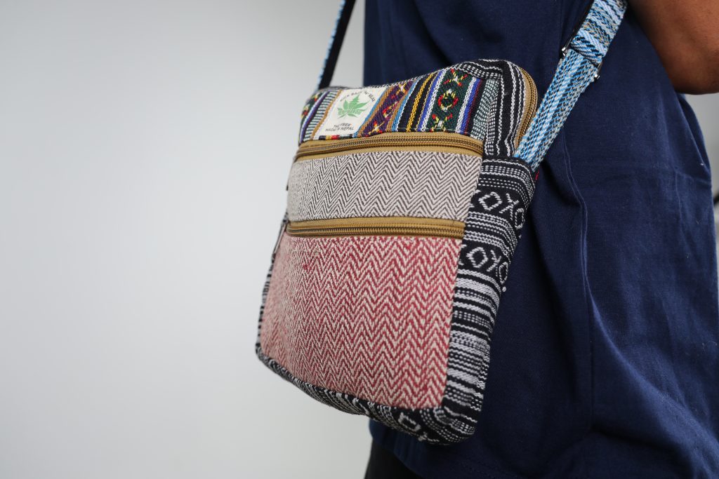 Multicolor Stripe Shoulder Bag