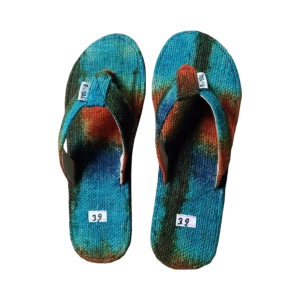 Unisex Rainbow Tie‑Dye Flip‑Flops