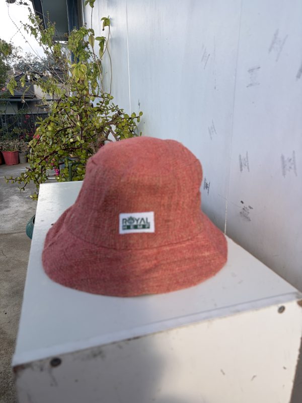 Red Hemp Bucket Hat — “Royal Hemp Red”
